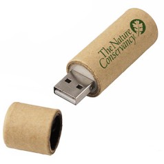 Pen Drive Tubo de Papelão Ecológico