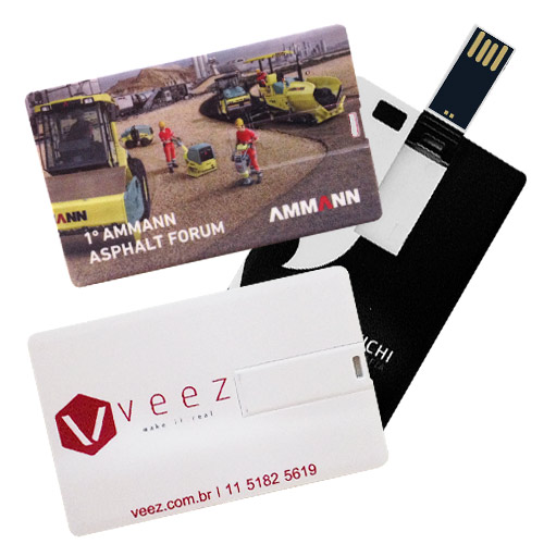 Pen Drive Cartão Personalizado 