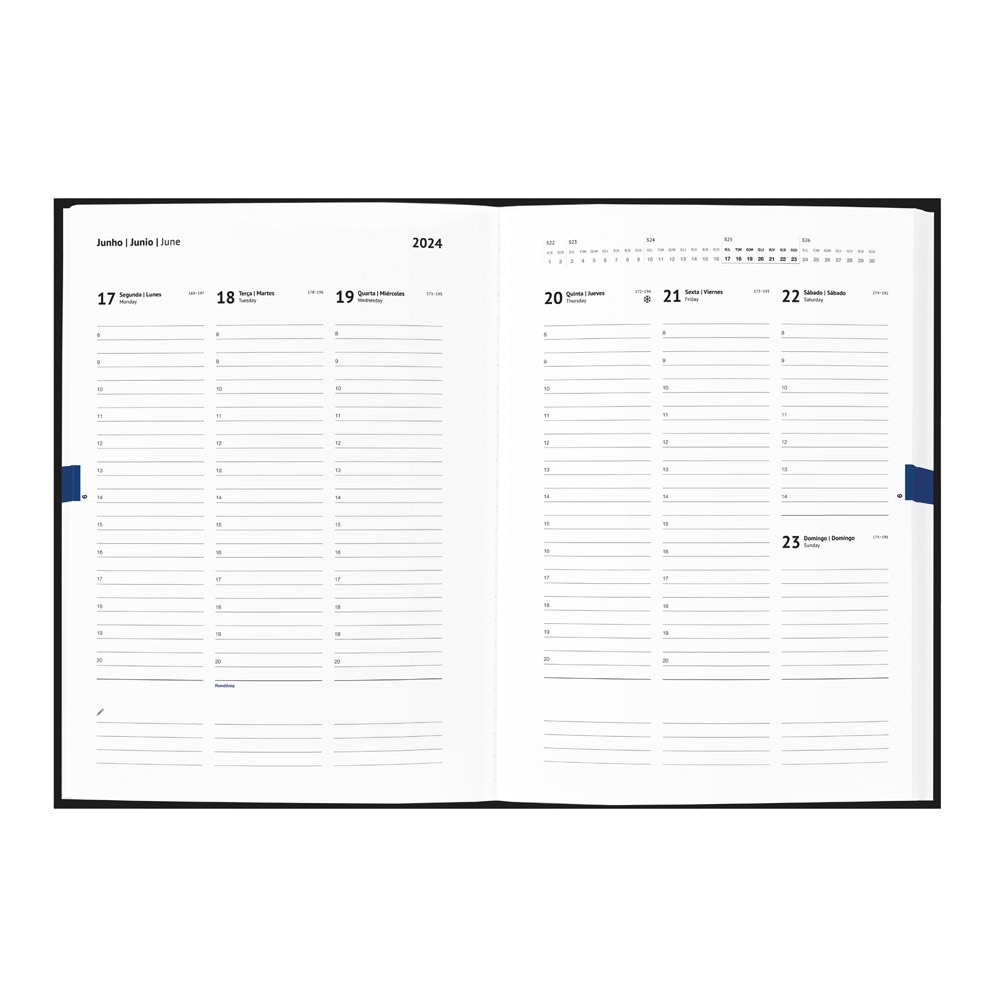 Agenda B5 2024 Personalizada para Brinde