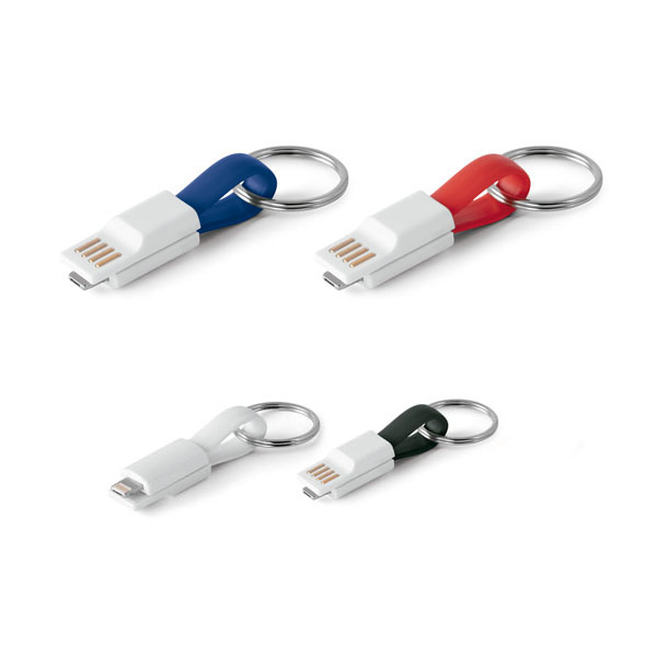 Cabo USB Com Conector 2 em 1 Personalizado