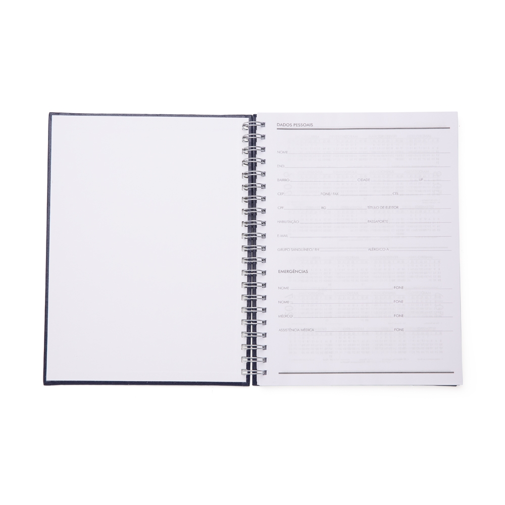 Caderno de Couro Sintético Personalizado com Logo