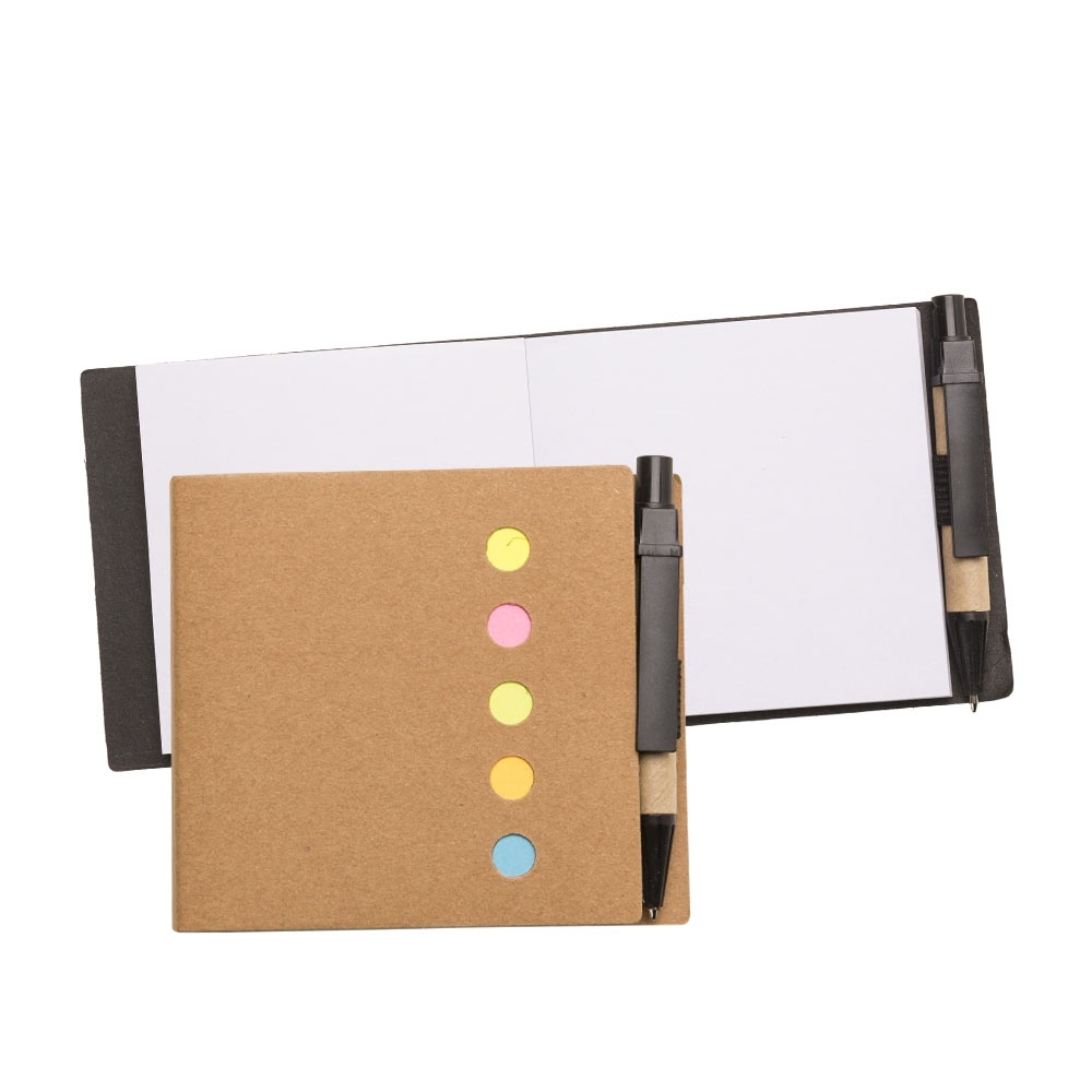 Caderno Ecológico Com Post-it Personalizado