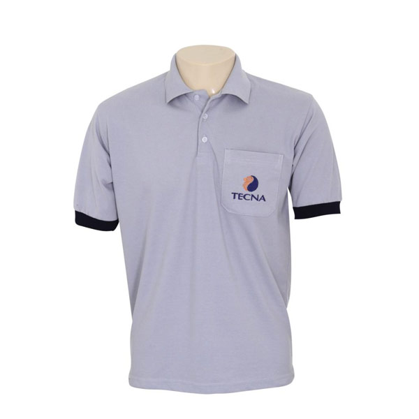 Camiseta Polo Malha Piquet Com Logo Bordado