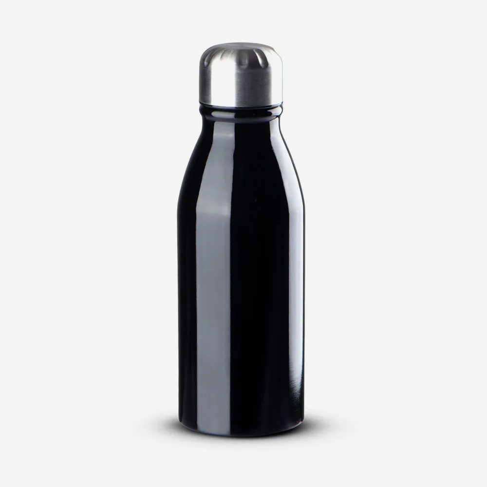 Garrafa de Alumínio 500ml Com Tampa de Inox Personalizada 