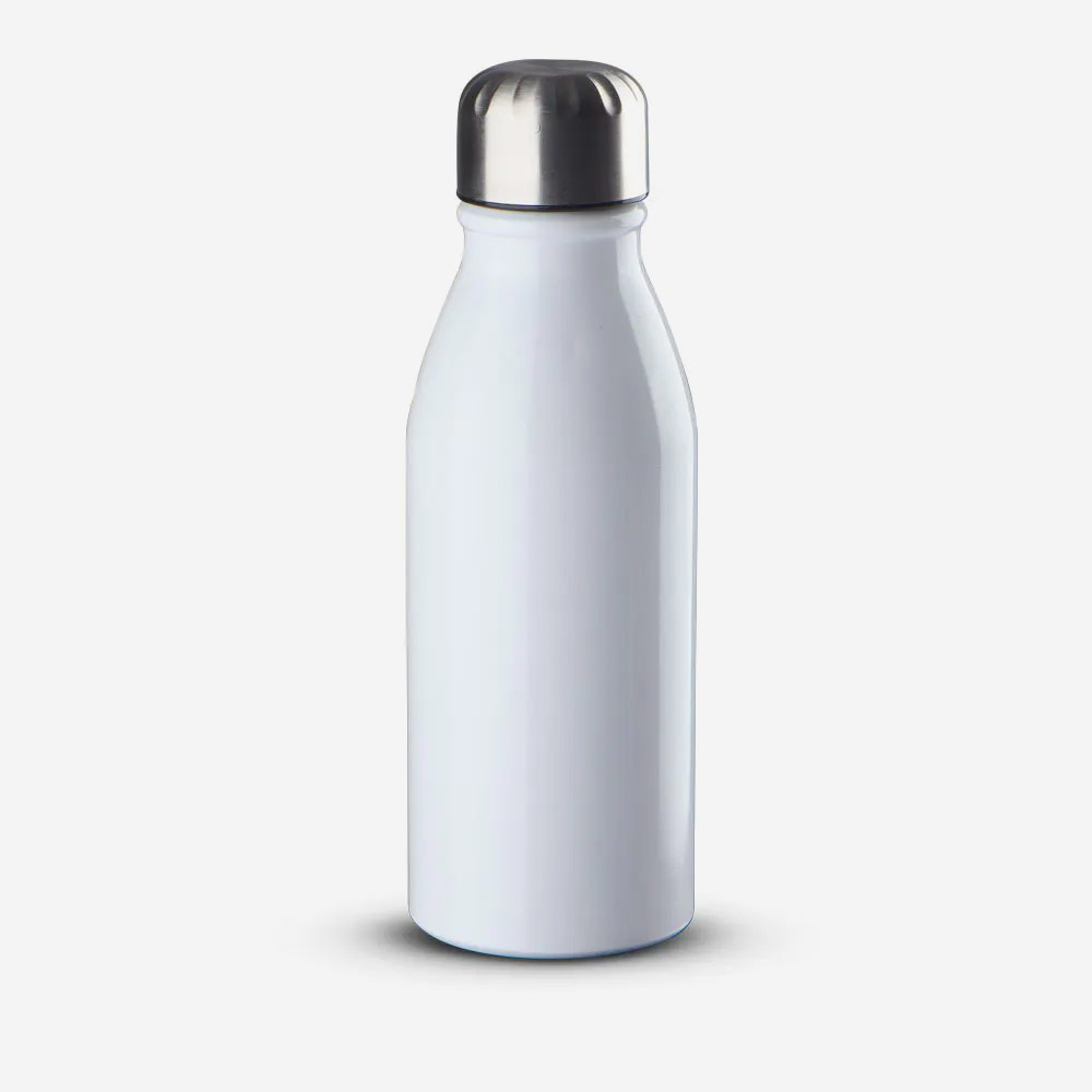 Garrafa de Alumínio 500ml Com Tampa de Inox Personalizada 