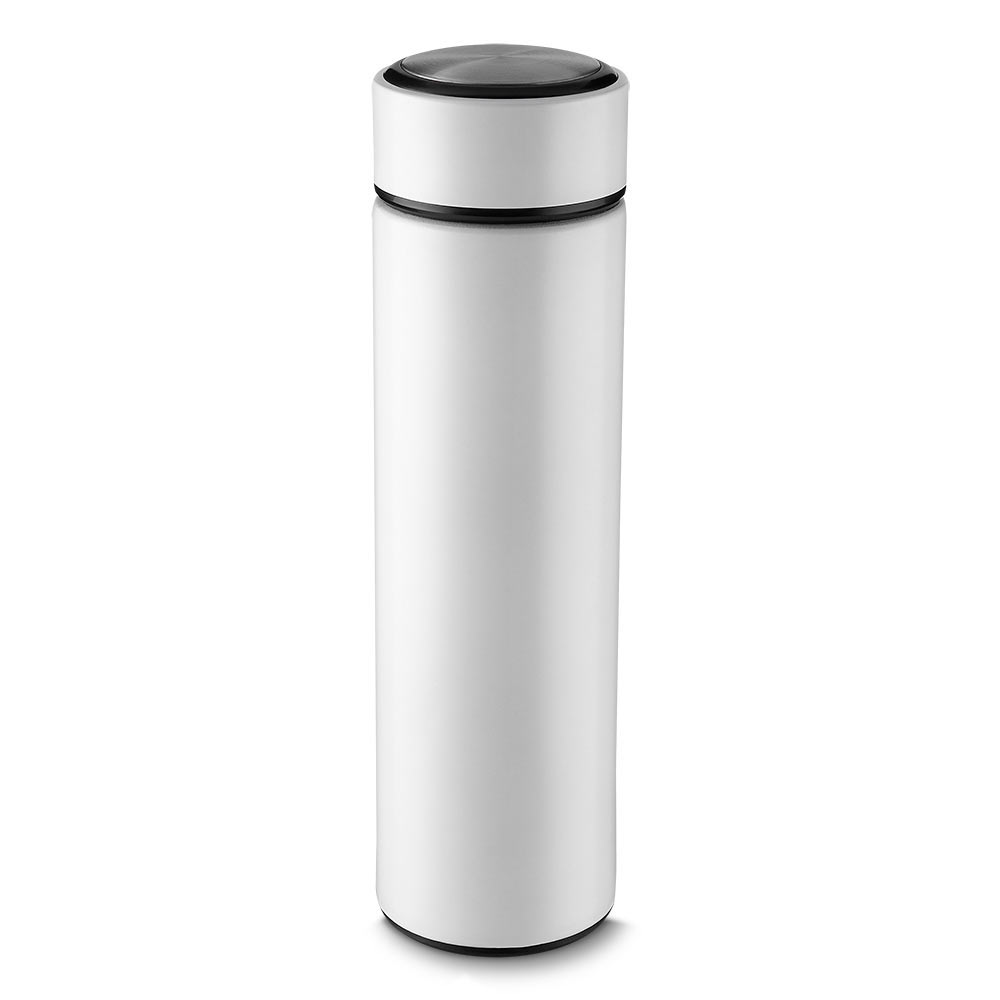 Garrafa Em Aço Inox Fosca Com Parede Dupla 450ml Personalizada Para Brinde