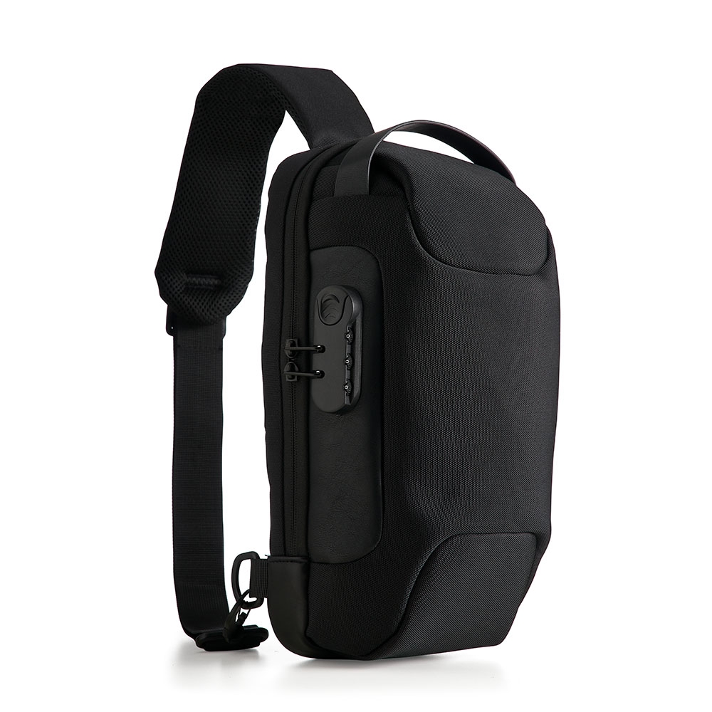 Mochila de Ombro Antifurto USB Personalizada 