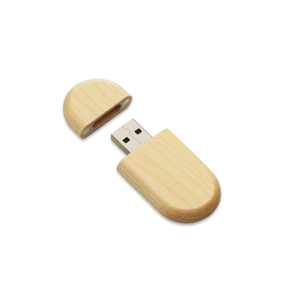 Pen Drive Bambu Com Caixinha Personalizado 