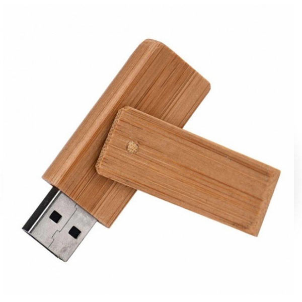 Pen Drive Bambu Com Logomarca Personalizado 