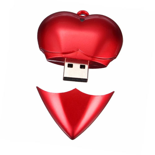 Pen Drive Coração Personalizado