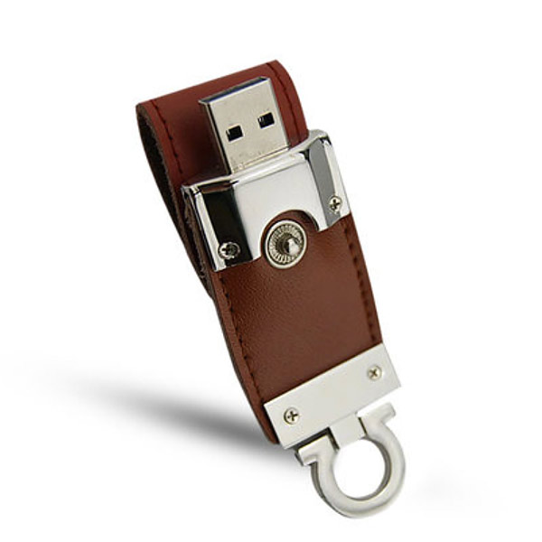 Pen Drive de Couro 8GB Personalizado