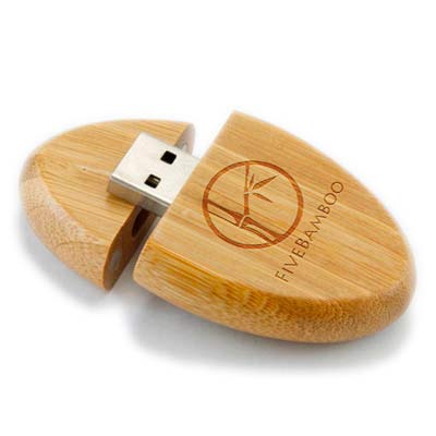 Pen Drive Ecológico de Madeira Personalizado 24